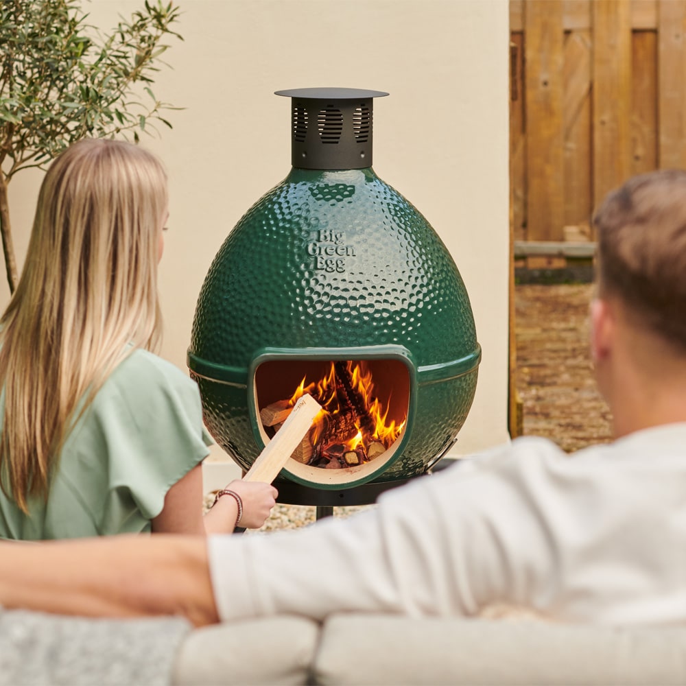 Big Green Egg Chiminea
