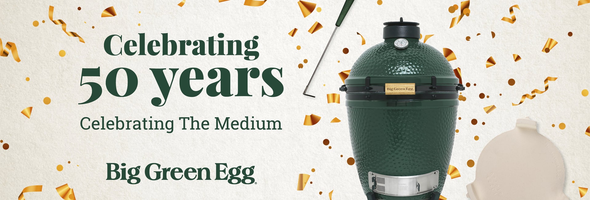 Big Green Egg Medium 50 éves csomag